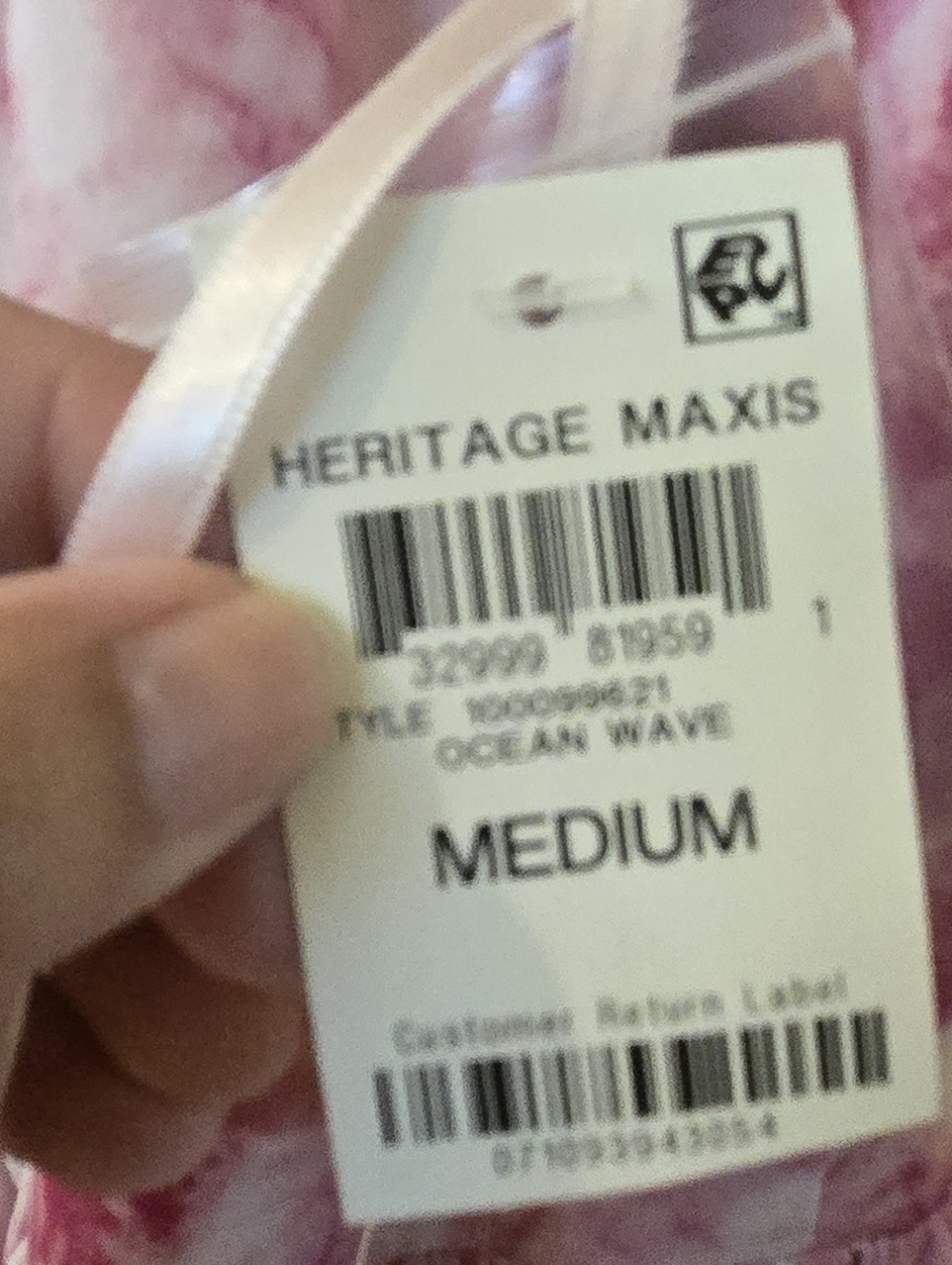 Heritage Pink Tie-Dye Halter Maxi Dress - Picture 4 of 4